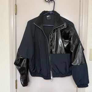 Nike Iron Clash Color block Black and Metallic Jacket